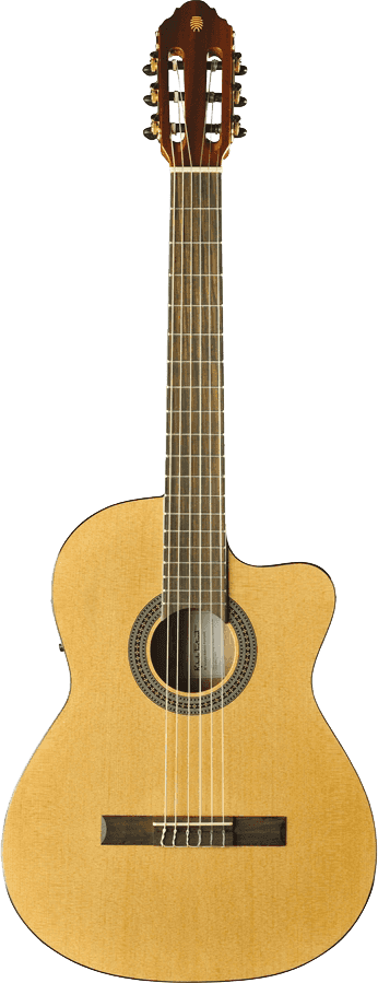 GUITARE ELECTRO ACOUSTIQUE CLASSIQUE 4/4 EKO VIBRA150CW TABLE EN CEDRE
