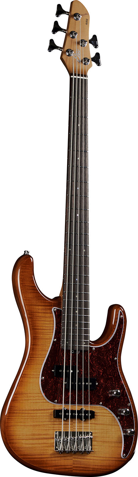 BASSE ELECTRIQUE 5 CORDES AIRE 800 HONEY BURST EKO AIREBASS-MUSA800-5-HB