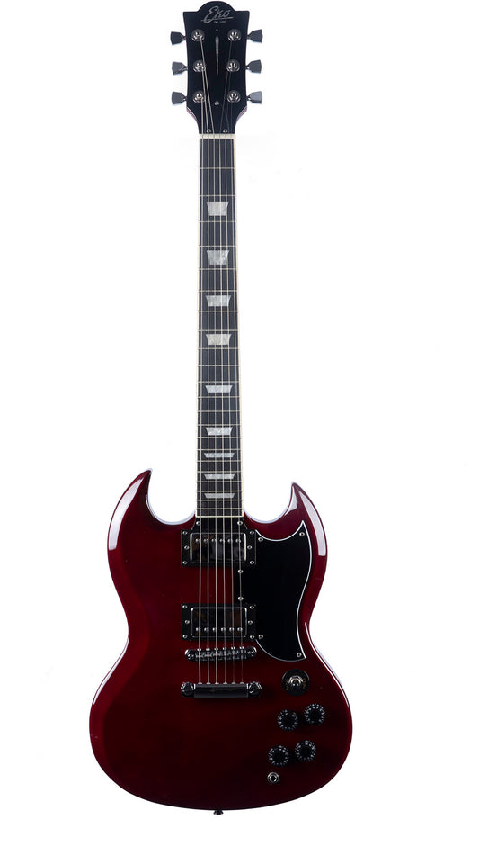 GUITARE ELECTRIQUE TYPE SG VINTAGE ROUGE EKO DV300-RED - STOCK B