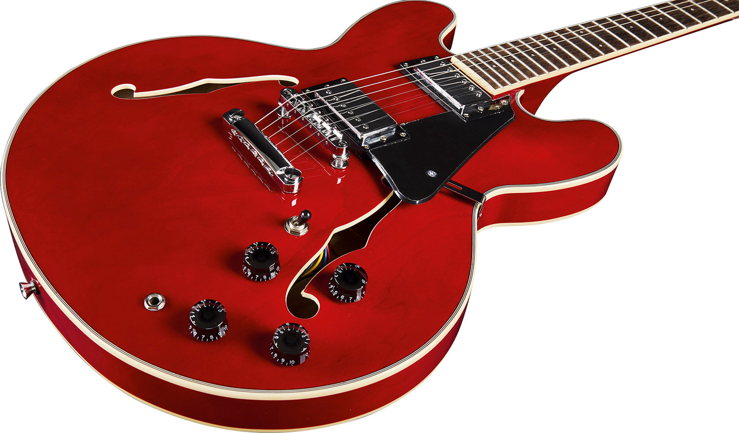 GUITARE ELECTRIQUE HOLLOWBODY DOUBLE CUT EKO FUSION