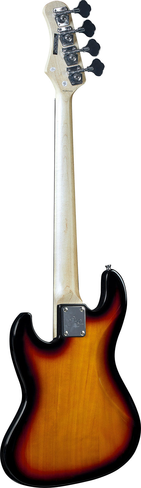 BASSE ELECTRIQUE 3/4 TYPE JB SUNBURST EKO JB100-3/4-SB