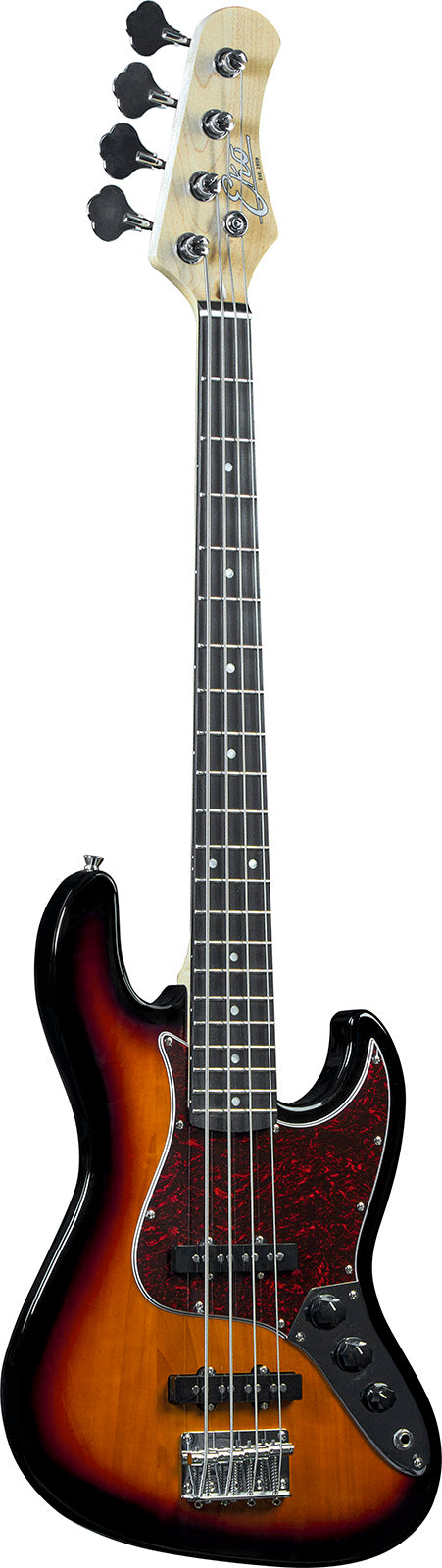 BASSE ELECTRIQUE 3/4 TYPE JB SUNBURST EKO JB100-3/4-SB