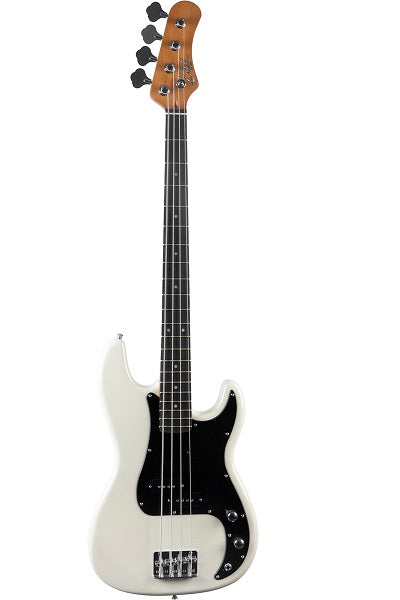 Basse électrique type PB vintage Eko PB400-WH – Corps léger – Blanche - STOCK B