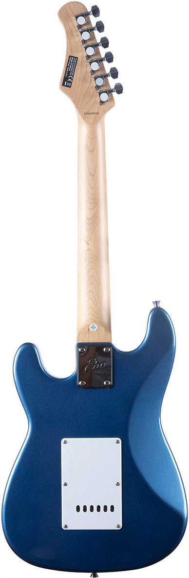 EKO ST100 Bleue – Guitare électrique type Stratocaster format 3/4