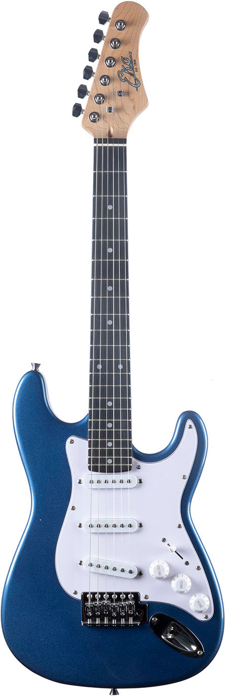 EKO ST100 Bleue – Guitare électrique type Stratocaster format 3/4