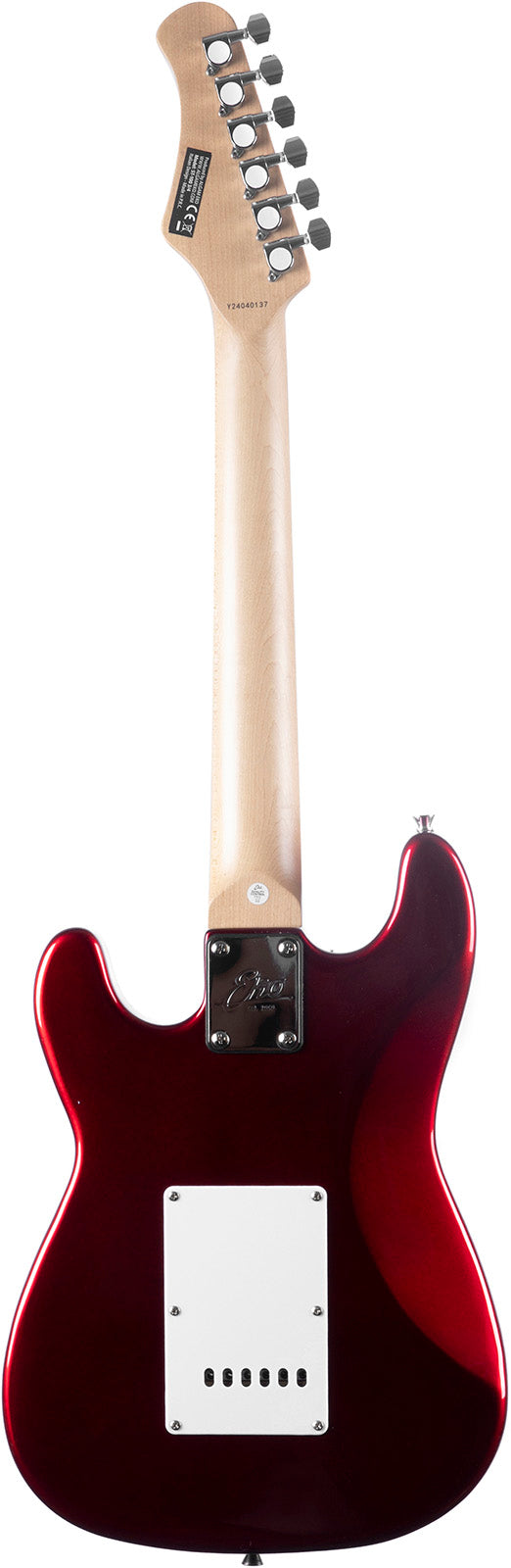 EKO ST100 3/4 Rouge – Guitare électrique type Strat format 3/4