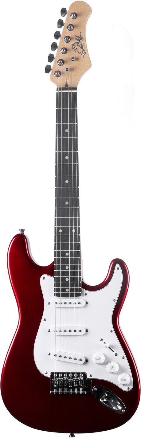 EKO ST100 3/4 Rouge – Guitare électrique type Strat format 3/4