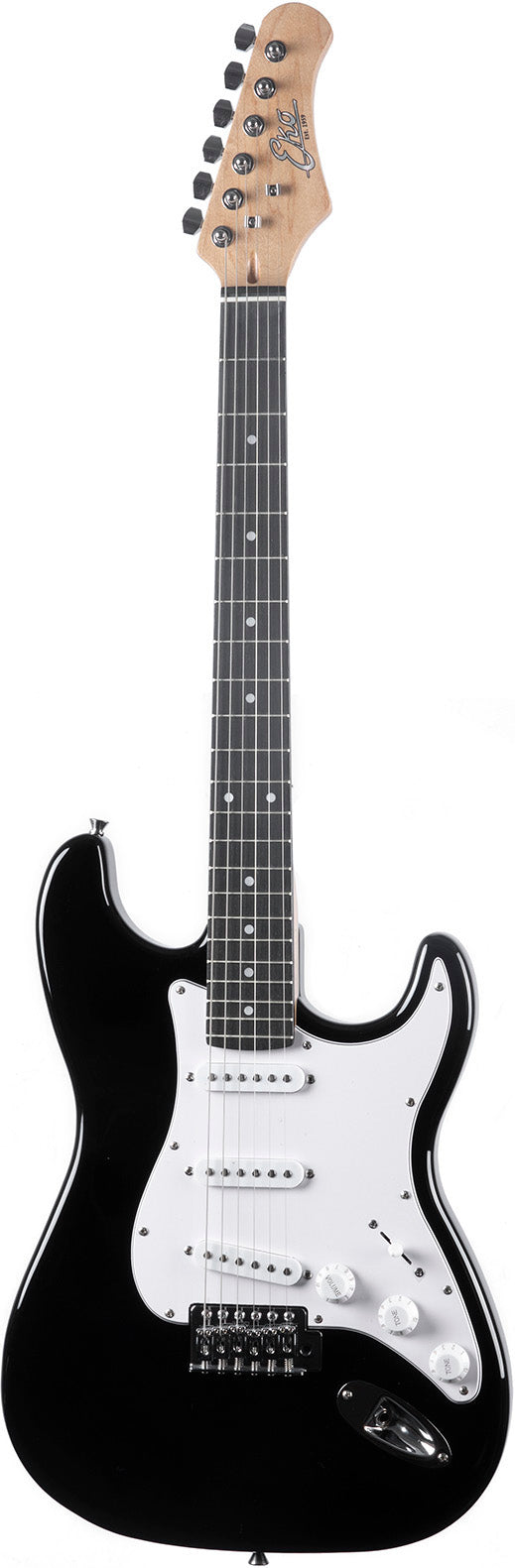 GUITARE ELECTRIQUE NOIRE EKO ST100-BLK