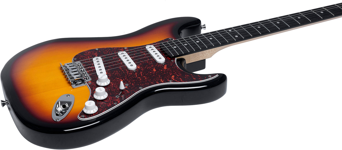 Guitare électrique sunburst EKO ST100-SB - STOCK B