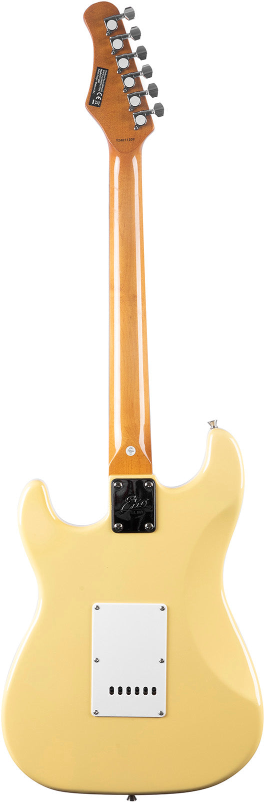 Guitare électrique crème EKO ST300-CRM