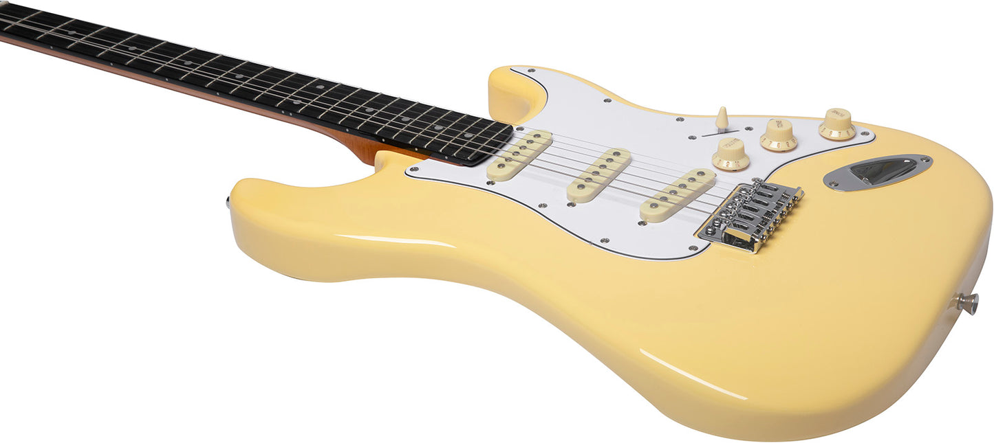 Guitare électrique crème EKO ST300-CRM