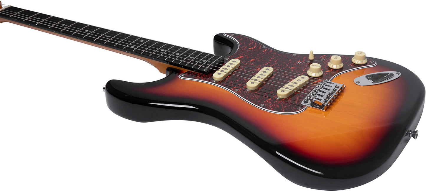 Guitare électrique Sunburst EKO ST300-SB