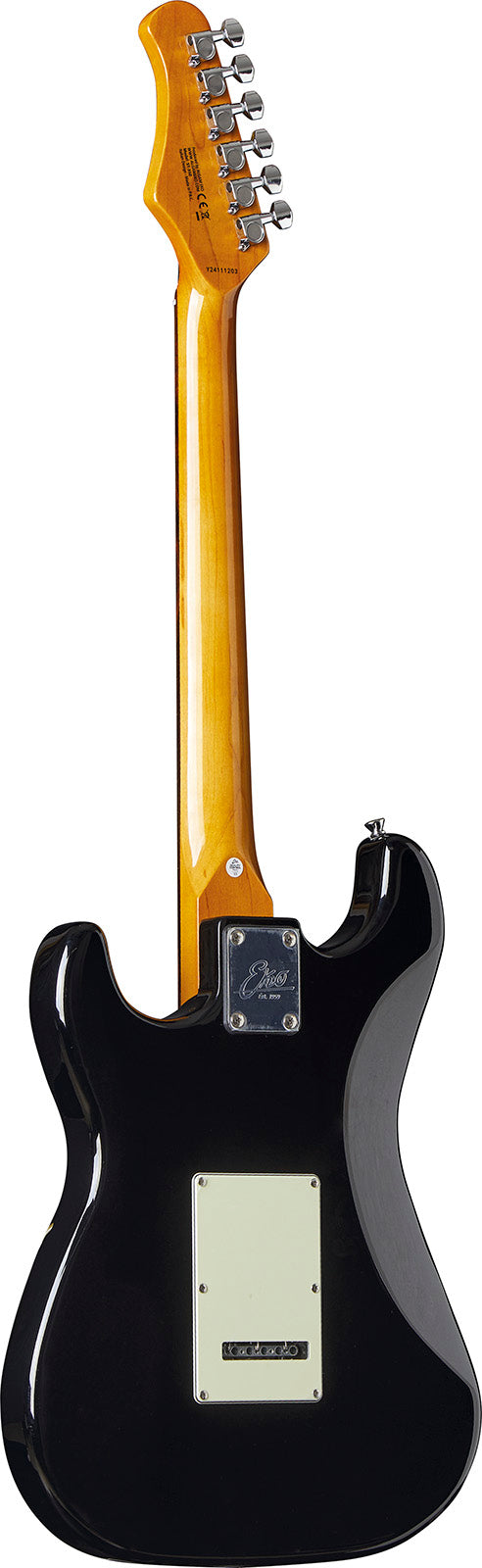 GUITARE ELECTRIQUE HSS NOIRE EKO ST350-BLK