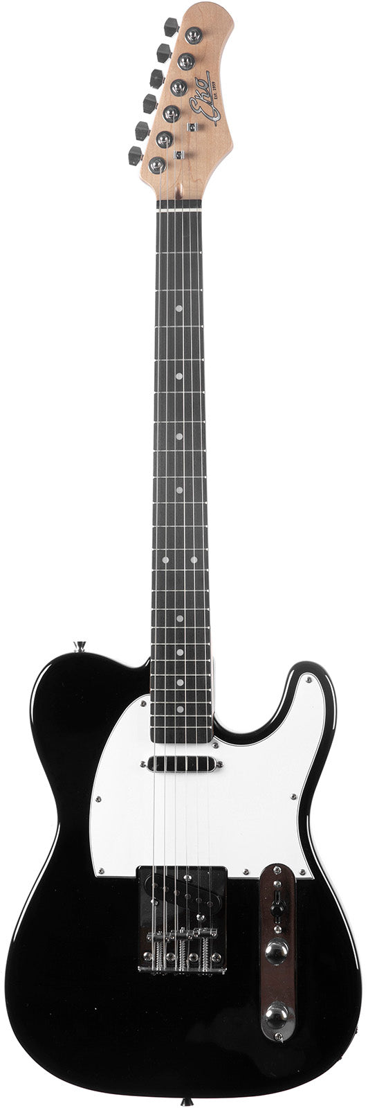 Guitare électrique type Tele vintage noire EKO TL300-BLK