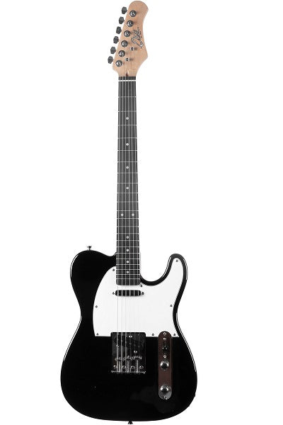 Guitare électrique type Tele vintage noire EKO TL300-BLK - STOCK B