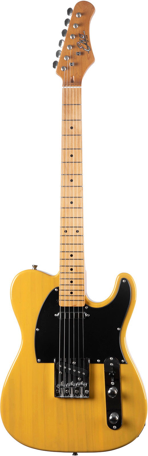EKO TL401-BS – Guitare électrique type Tele Vintage Butterscotch, touche érable - STOCK B