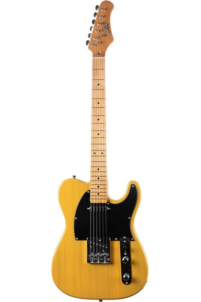 EKO TL401-BS – Guitare électrique type Tele Vintage Butterscotch touche érable