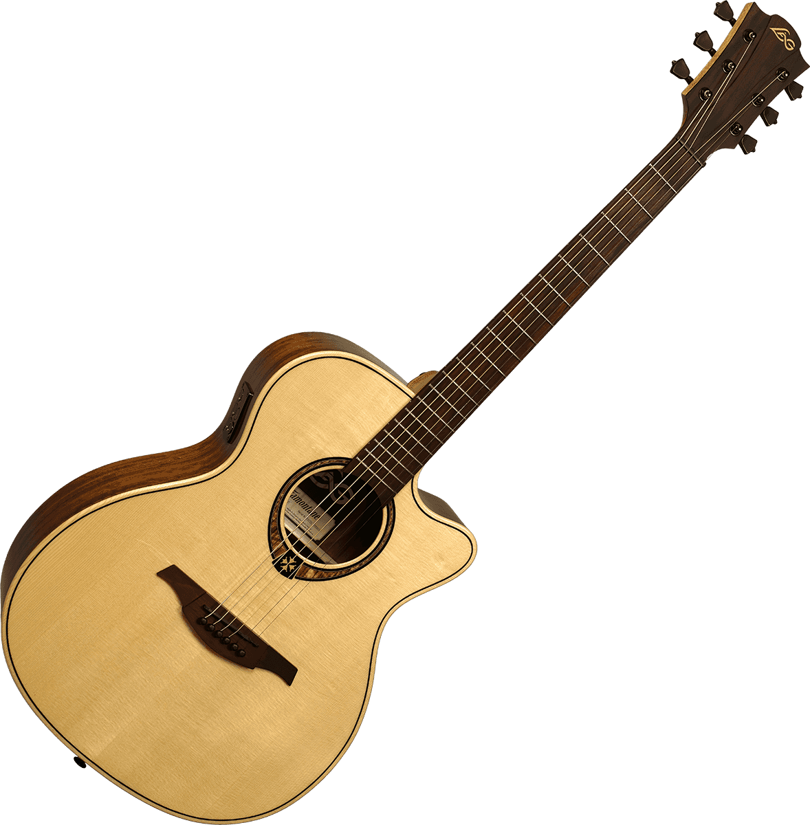 GUITARE ELECTRO ACOUS. AUDITORIUM PAN COUPE LAG TRAMONTANE T318ACE
