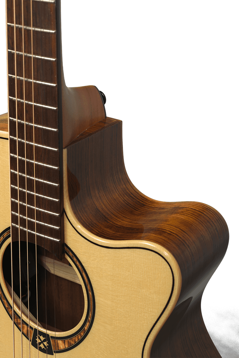 GUITARE ELECTRO ACOUS. AUDITORIUM PAN COUPE LAG TRAMONTANE T318ACE
