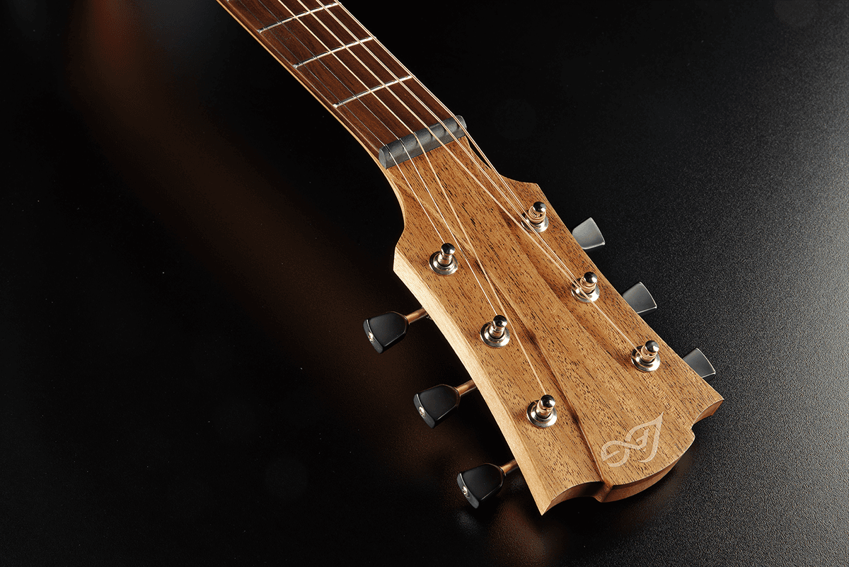 GUITARE FOLK DREADNOUGHT BLACK AND BROWN LAG TRAMONTANE T70D-B&B