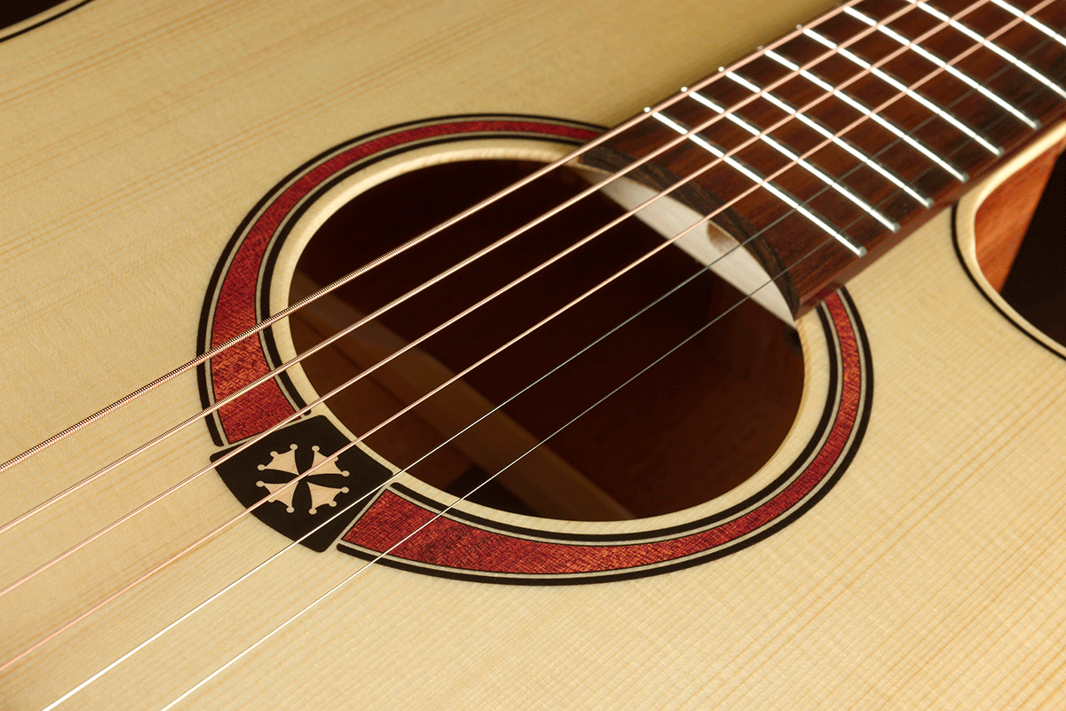 GUITARE FOLK DREADNOUGHT PAN COUPE NATURELLE LAG TRAMONTANE T70DC-NAT
