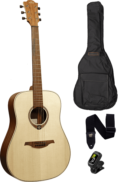 GUITARE FOLK DREADNOUGHT GAUCHER LAG TRAMONTANE TL70D-NAT