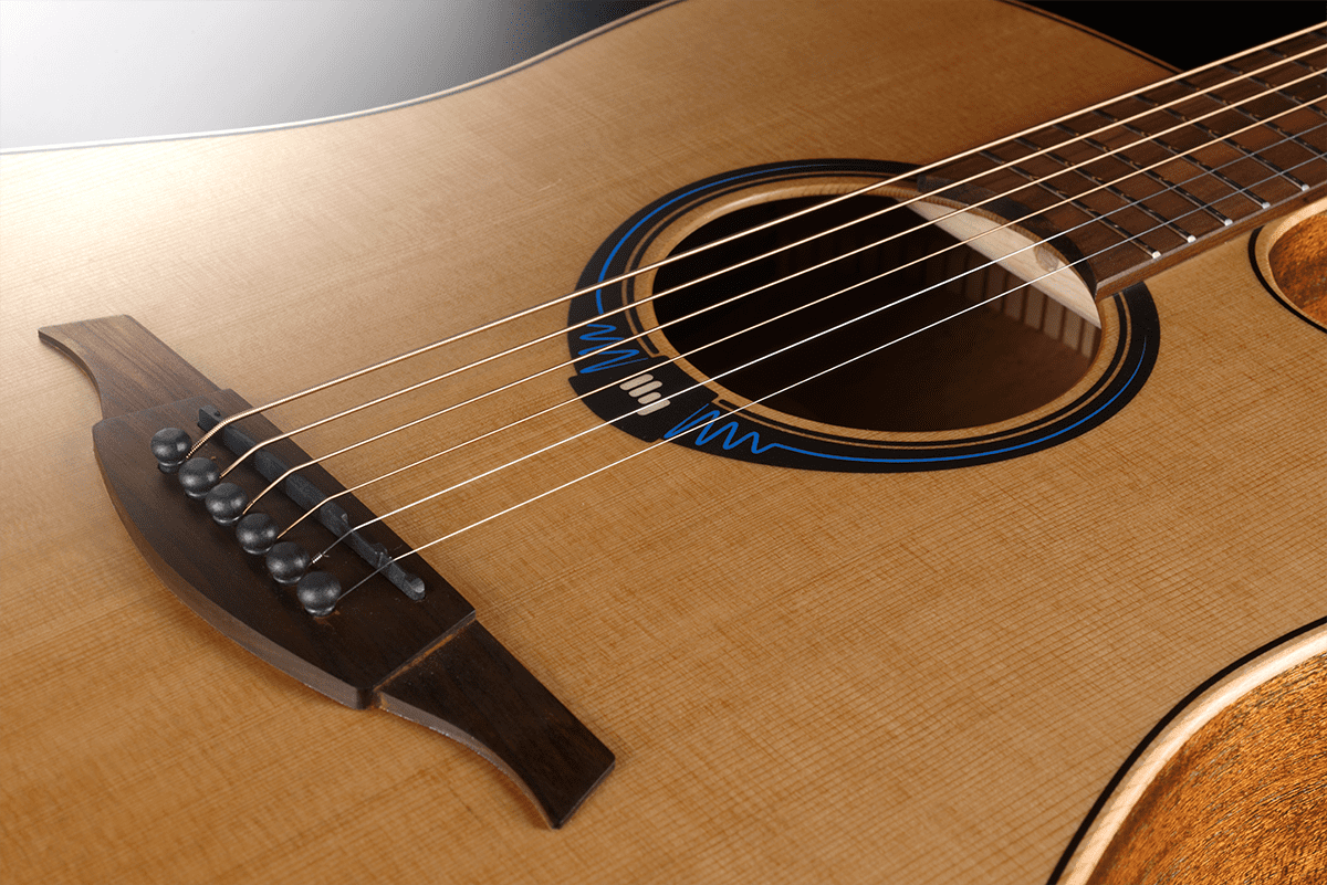 GUITARE LAG SERIE HYVIBE 10 Dreadnought Pan-Coupé - fin de série