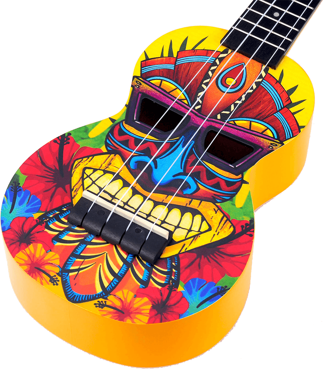 UKULELE SOPRANO TIKI + HOUSSE MAHALO MA1TK