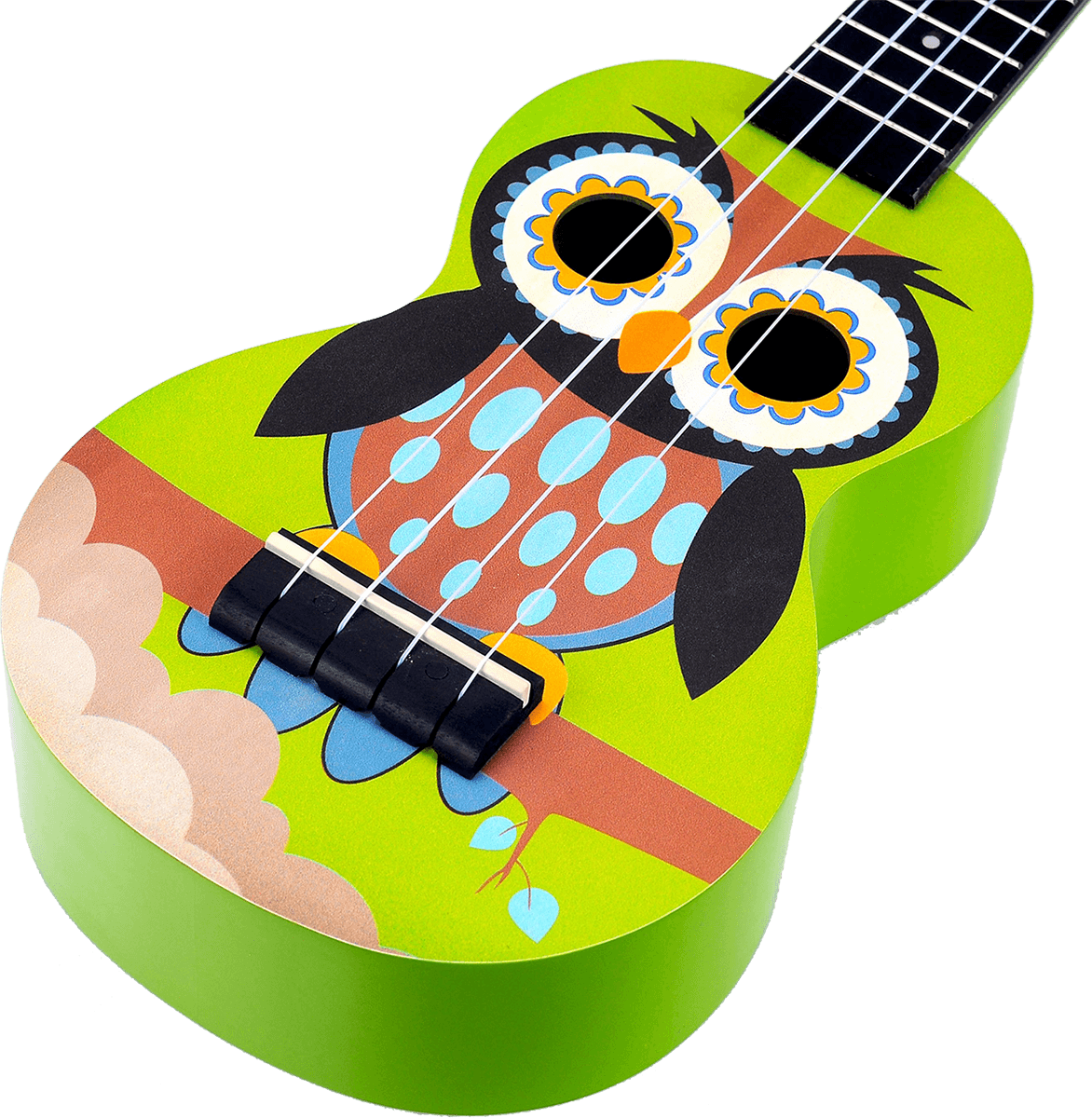 UKULELE SOPRANO HIBOU + HOUSSE MAHALO MA1WL