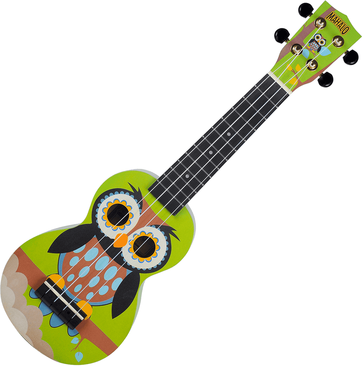 UKULELE SOPRANO HIBOU + HOUSSE MAHALO MA1WL