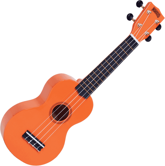 Ukulélé Soprano MAHALO MR1 ORANGE AVEC HOUSSE