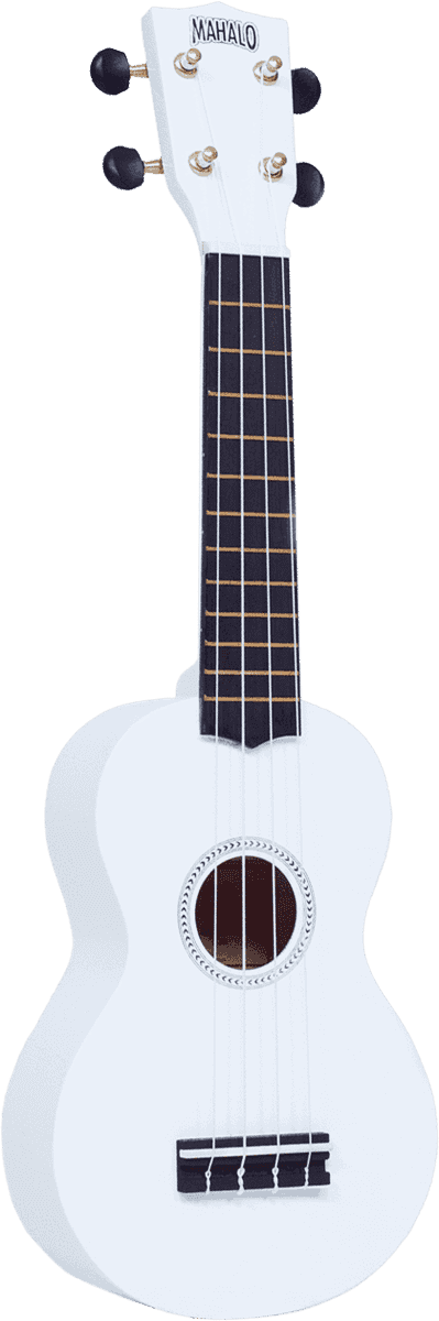 Ukulélé Soprano MAHALO MR1 BLANC AVEC HOUSSE