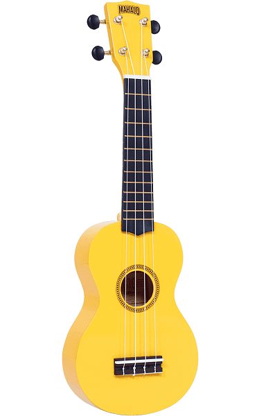 UKULELE SOPRANO MAHALO série RAINBOW JAUNE + HOUSSE MR1 - STOCK B