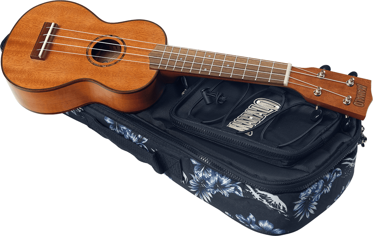 UKULELE SOPRANO CUSTOM + HOUSSE MAHALO U-LTD2-G