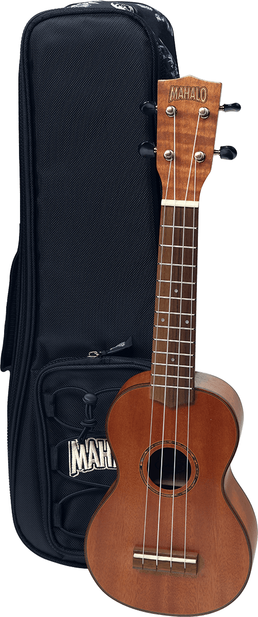 UKULELE SOPRANO CUSTOM + HOUSSE MAHALO U-LTD2-G
