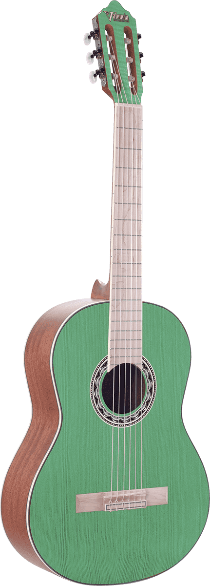 GUITARE CLASSIQUE 4/4 VALENCIA VC354-AB AQUA BLUE