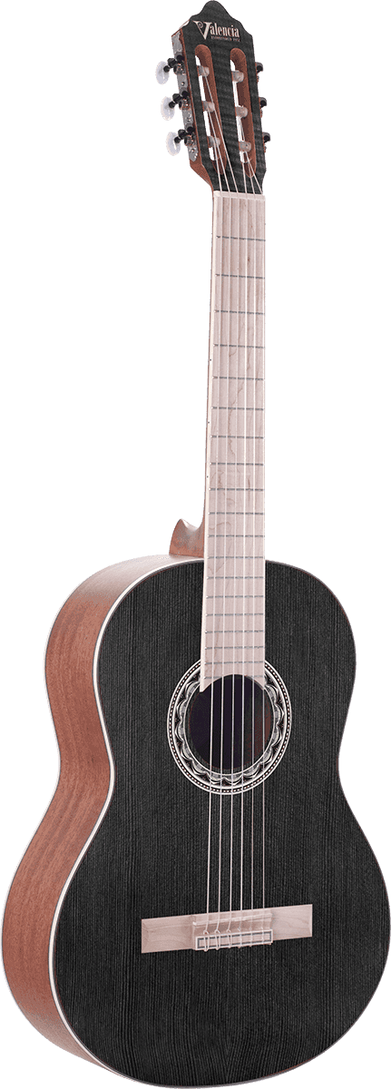 Guitare classique 4/4 noire Valencia VC354-BK