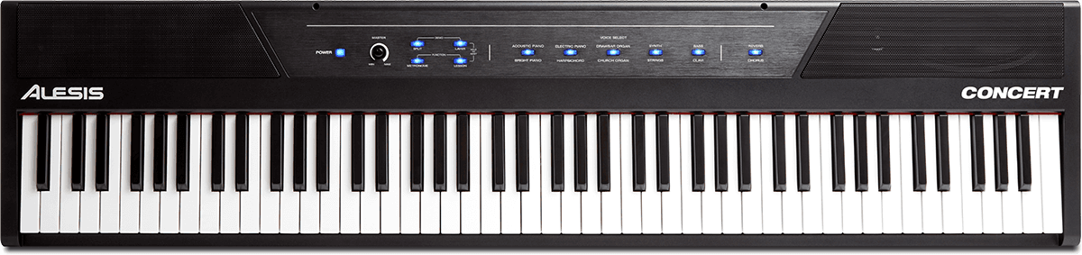 Piano numérique Alesis Concert – 88 notes – toucher semi-lesté