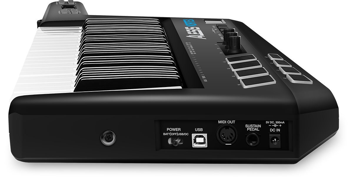 Clavier maître USB MIDI sans fil Alesis Vortex Wireless 2 – 37 touches – 8 pads
