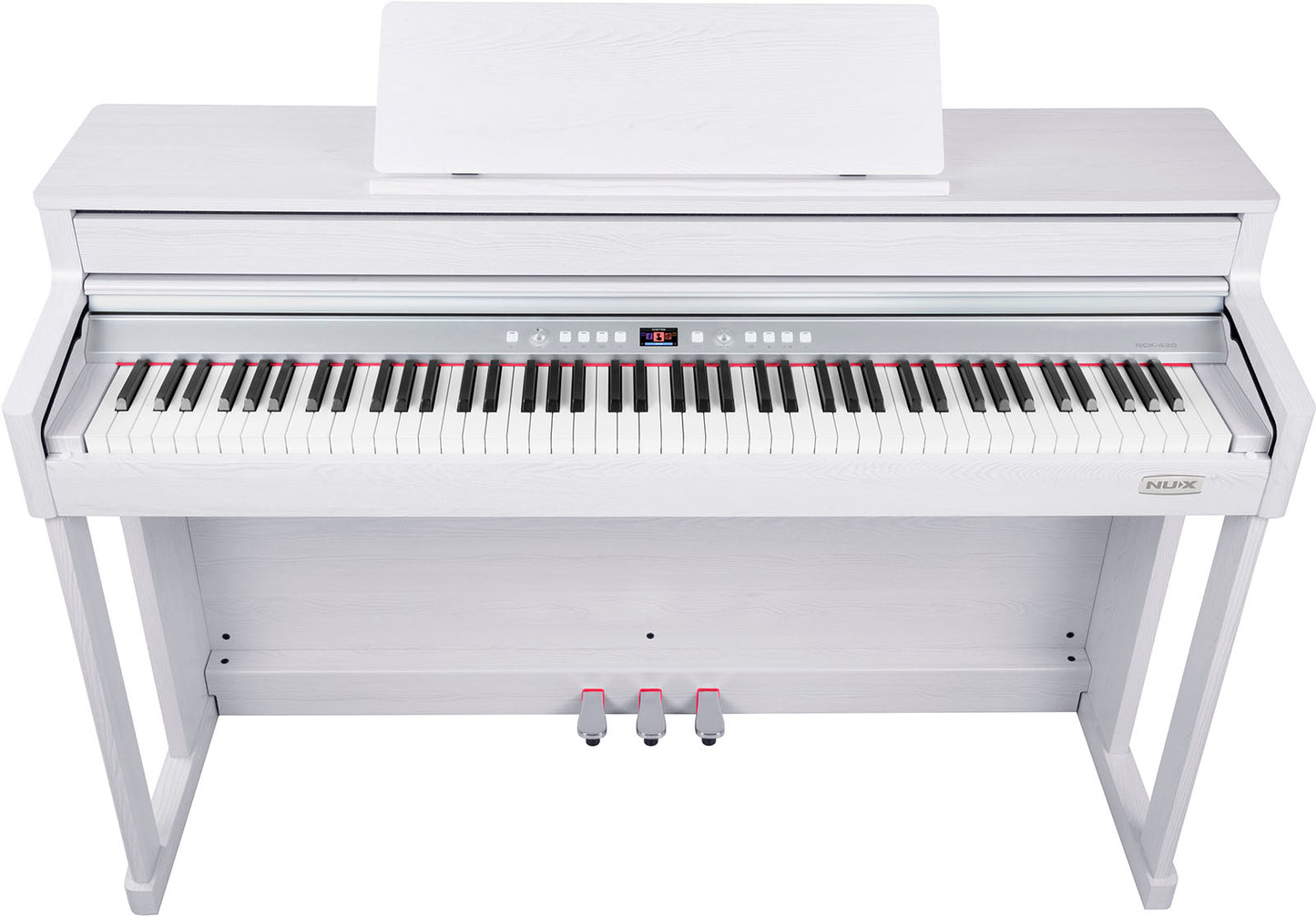 NUX NCK-430W – Piano numérique 88 touches blanc avec meuble