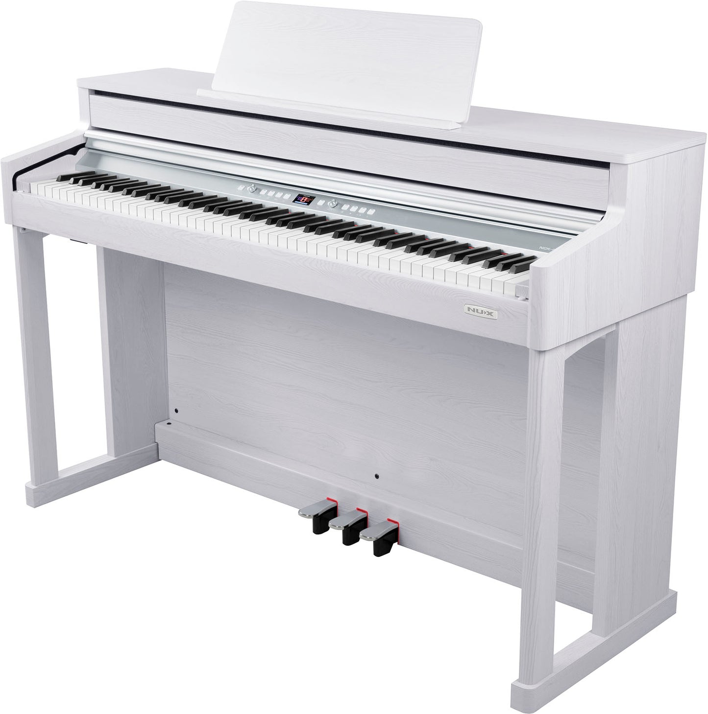 NUX NCK-430W – Piano numérique 88 touches blanc avec meuble