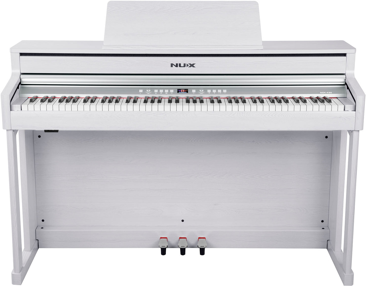 NUX NCK-430W – Piano numérique 88 touches blanc avec meuble