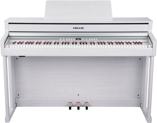 NUX NCK-430W – Piano numérique 88 touches blanc avec meuble