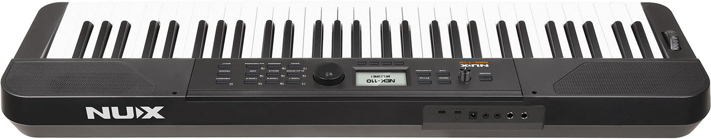 Piano portable NUX NEK-110B – 61 touches – Noir