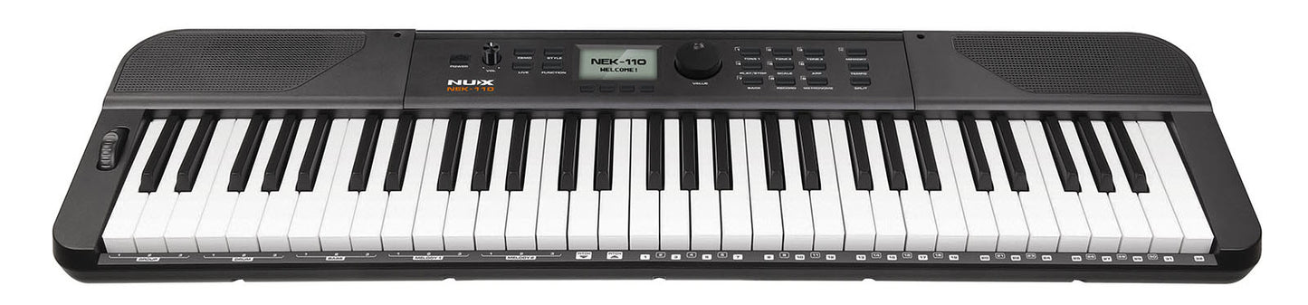 Piano portable NUX NEK-110B – 61 touches – Noir