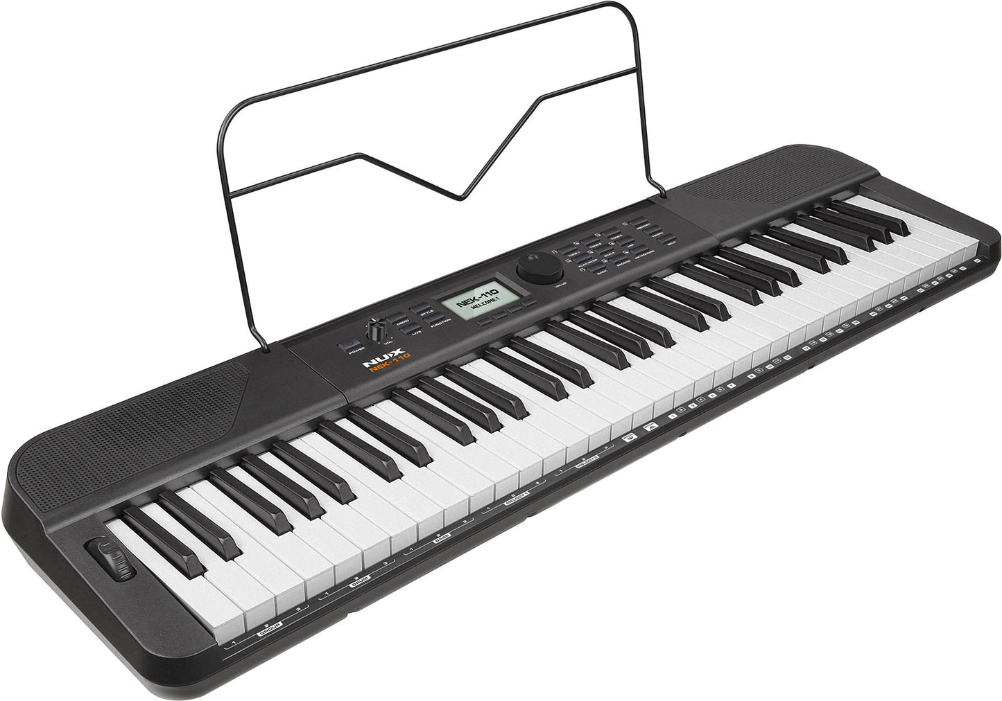 Piano portable NUX NEK-110B – 61 touches – Noir