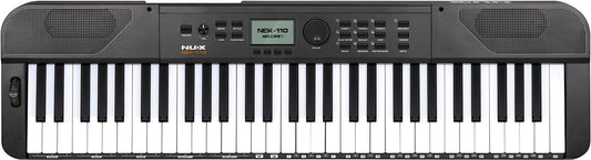 Piano portable NUX NEK-110B – 61 touches – Noir