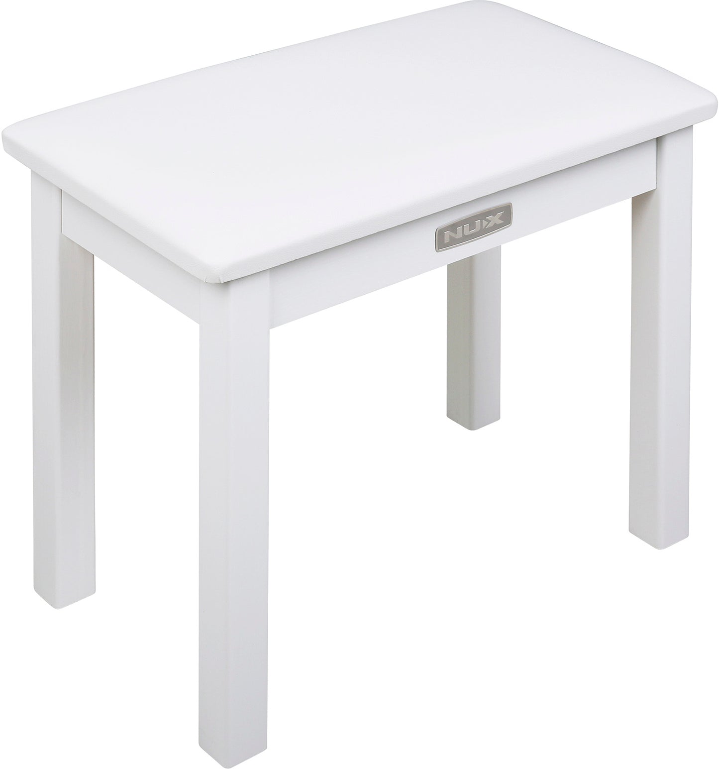 NUX WoodBench-WH – Banquette de piano blanche en bois