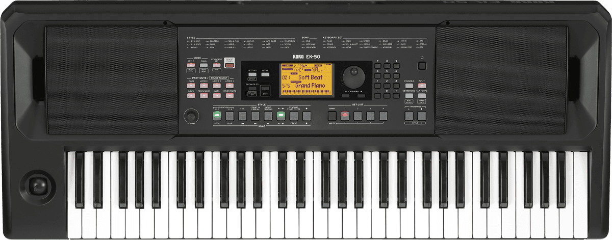CLAVIER ARRANGEUR 61 NOTES AMPLIFIE KORG EK50