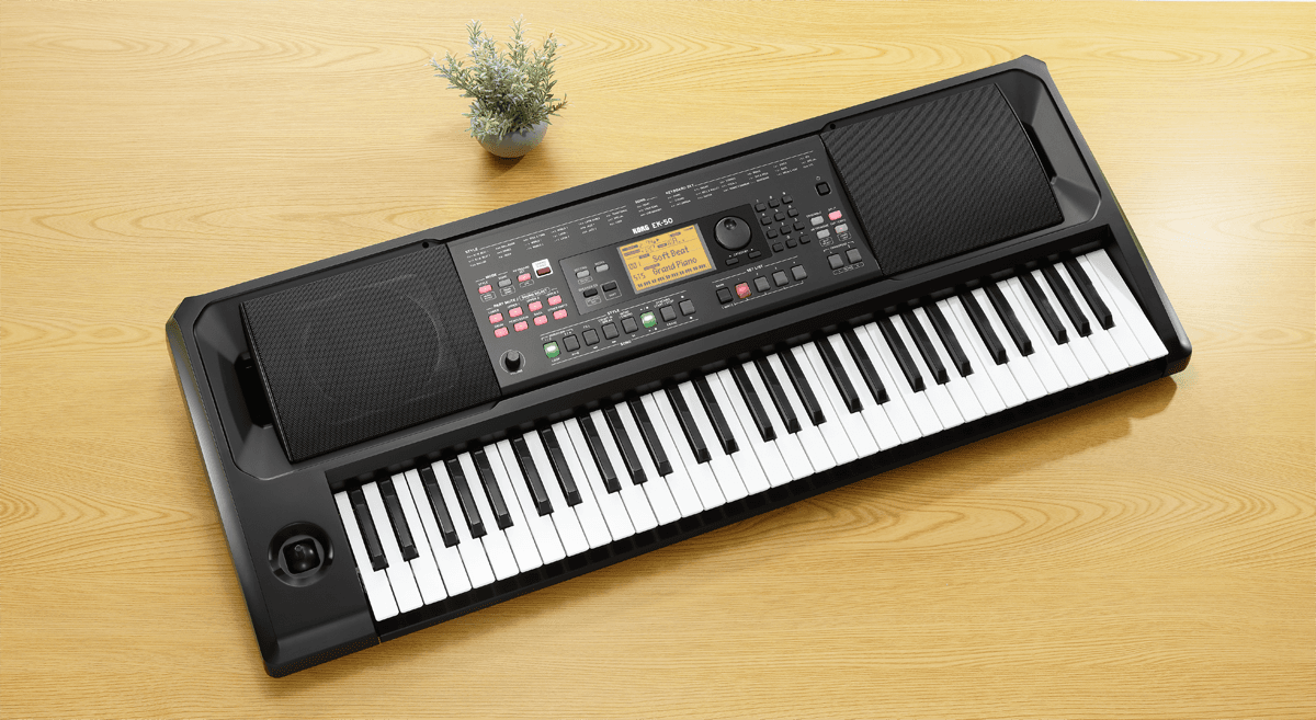 CLAVIER ARRANGEUR 61 NOTES AMPLIFIE KORG EK50